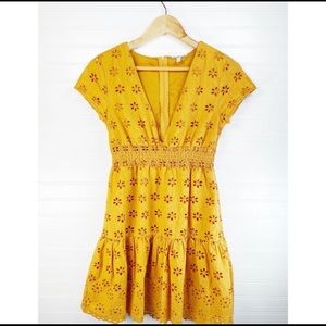 Charlotte Russe mustard yellow dress
